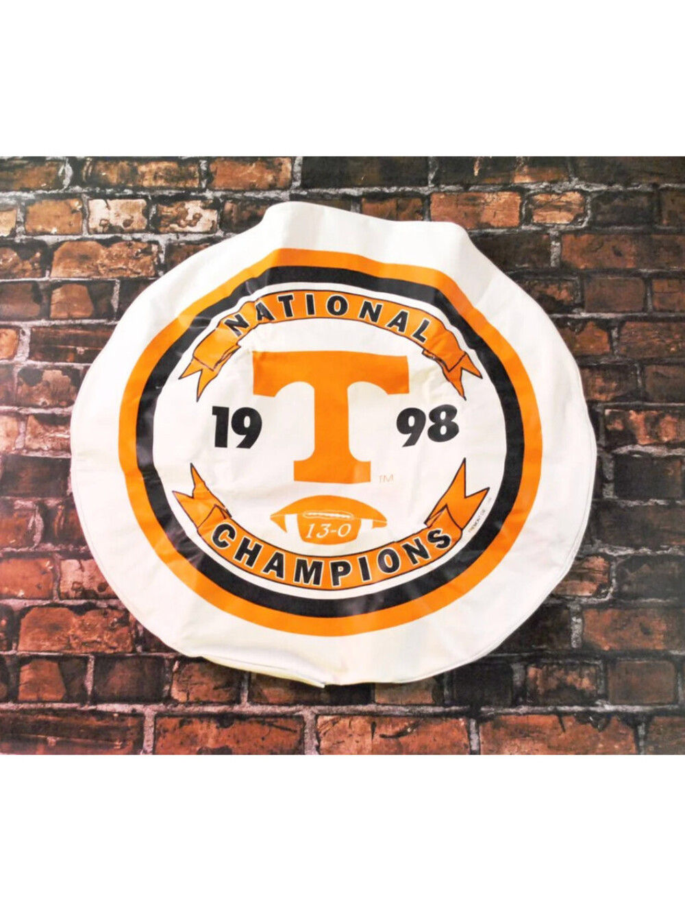 Tennessee Volunteers Vintage 1998 13-0 National Champions Spare Tire Cover NEW
